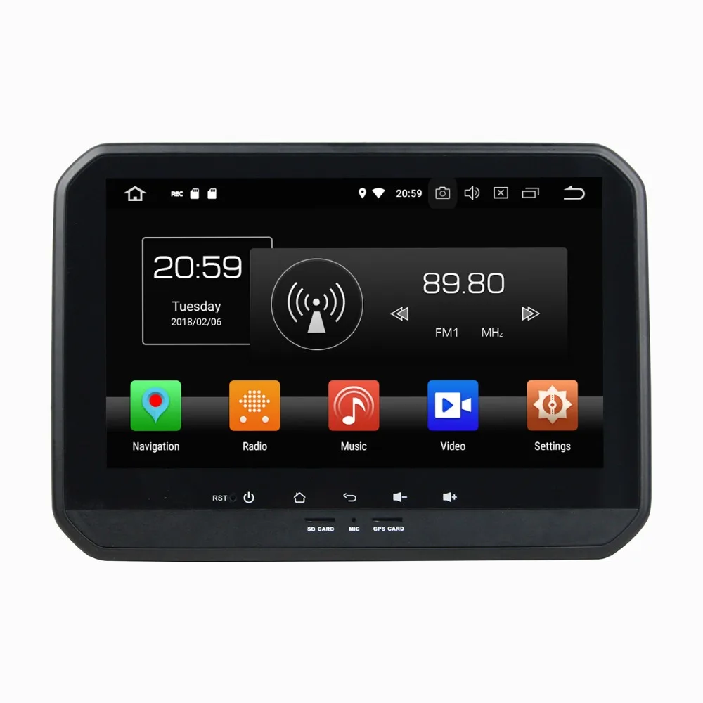 Aotsr Android 8 0 7 1 GPS навигация автомобильный DVD плеер для Suzuki IGNIS 2017 мультимедиа радио