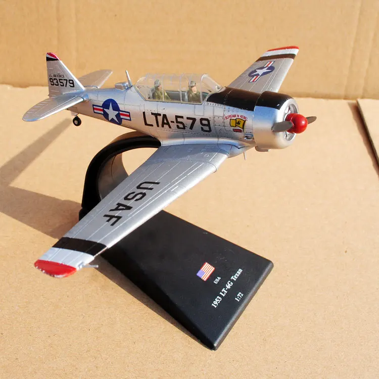 AMER 1/72 Scale игрушечные модели самолетов USA 1953 LT 6G Texan Fighter модель игрушки для
