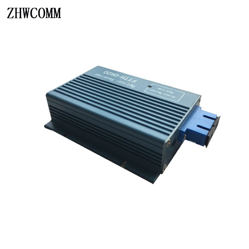 ZHWCOMM SC/PC дуплекс FTTH Волоконно оптический приемник OR20 CATV 2 порта выход входной