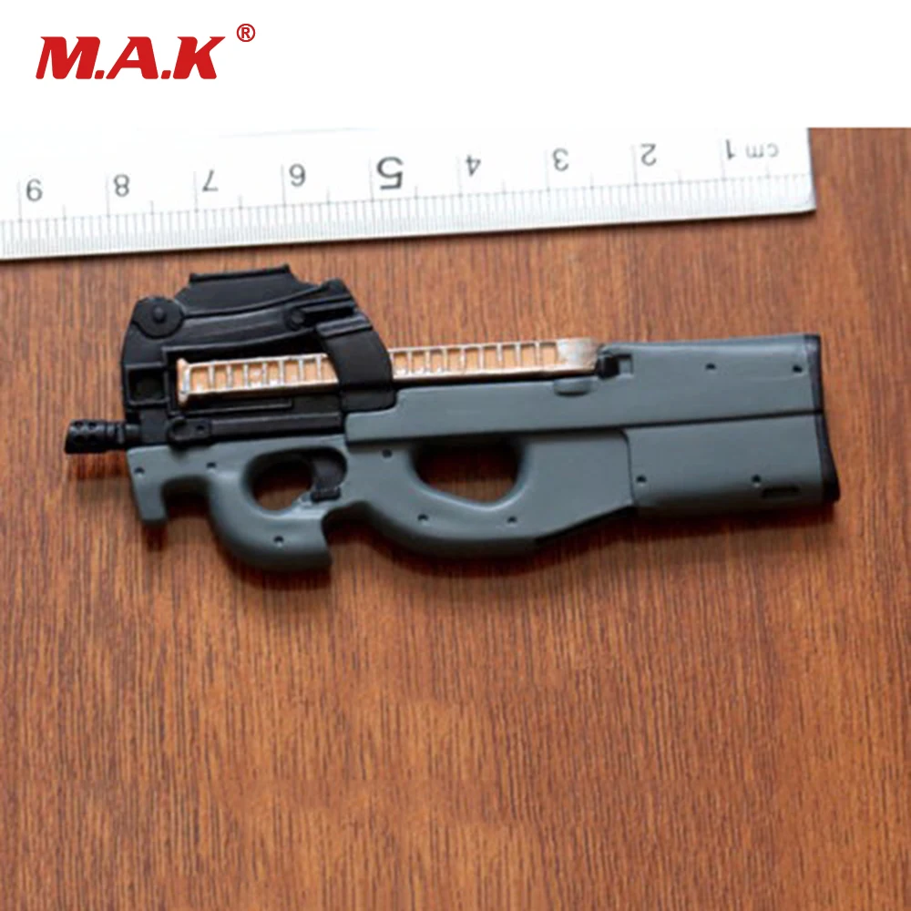 1:6 солдат фигурка с оружием P90 модель Пластик стрелковое орудие игрушка для детей