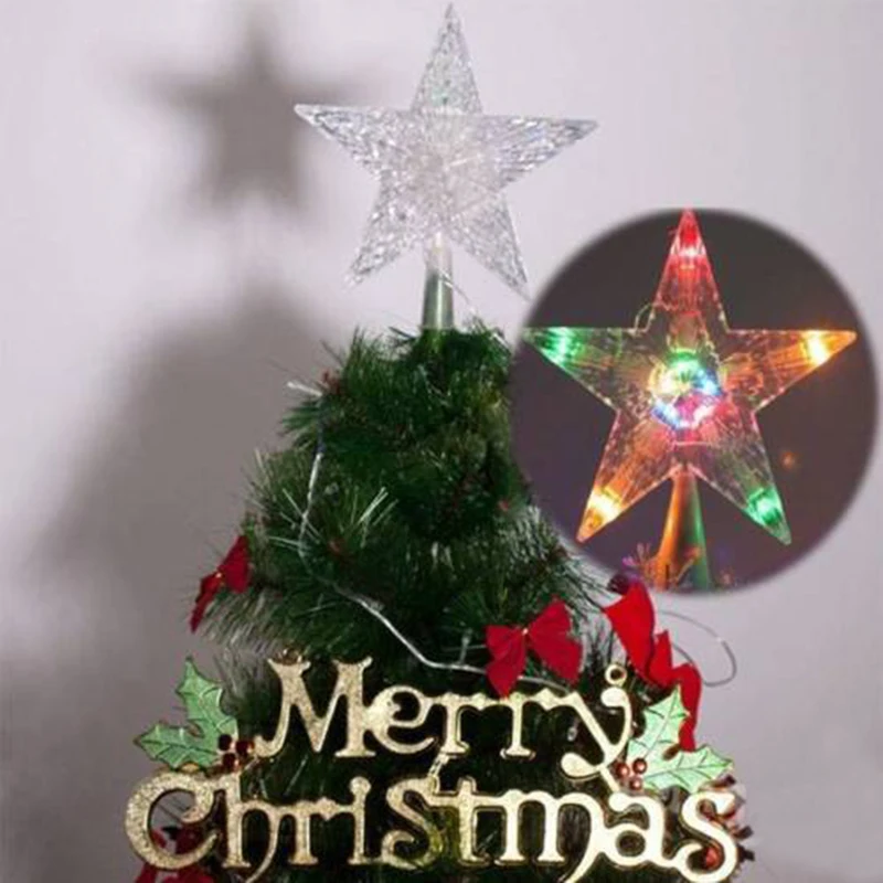 1 шт. светильник для рождественской елки меняющий цвет | Лампы и освещение