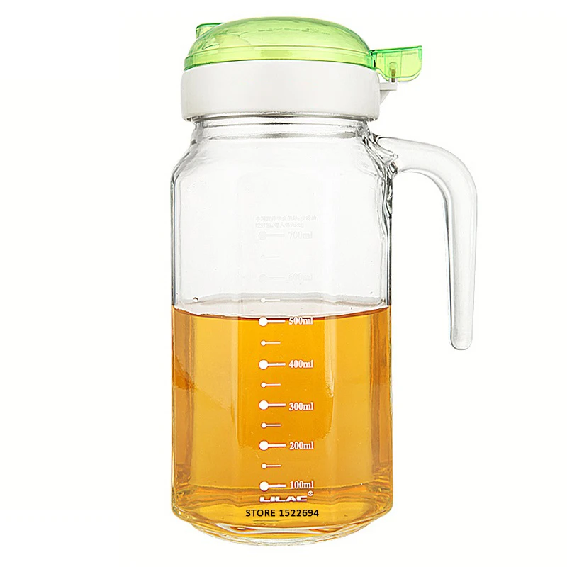 Стеклянный дозатор масла премиум класса 900 мл бутылочка для оливкового и уксуса