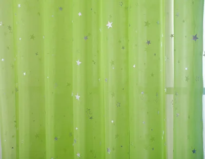 Green Блестящие звезды ткань детская комната окна шторы для детей мальчик девочка спальня гостиная синий/розовый ночные шторы на заказ драпировка - Цвет: Green