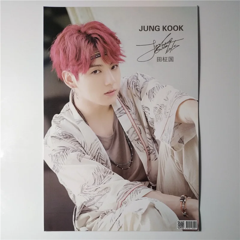 8*(42x29 см) Новые Bangtan Boys Jung Kook плакаты настенные наклейки подарок