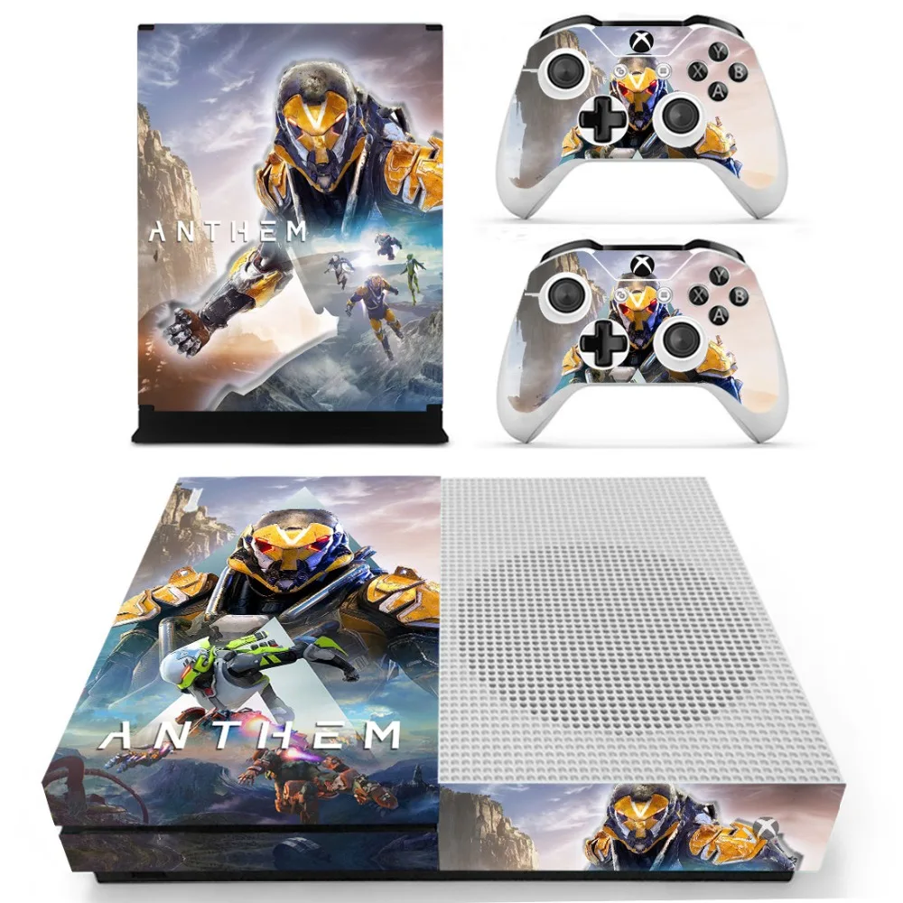 Гимн кожи Стикеры наклейка для Xbox One S консоли и контроллеры тонкий s