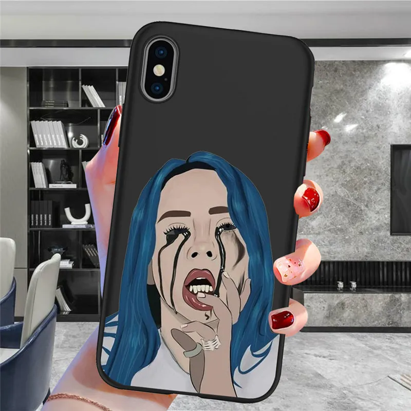Billie eilish для iPhone X XR XS Max 5 5S SE 6 6S 7 8 Plus Oneplus 5T Pro 6T чехол для телефона Funda Coque Etui funda capinha