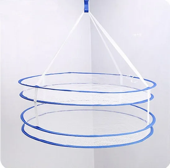 Случайный Цвет круглый сушилка для свитера складной 2 слоя подвесная вешалка