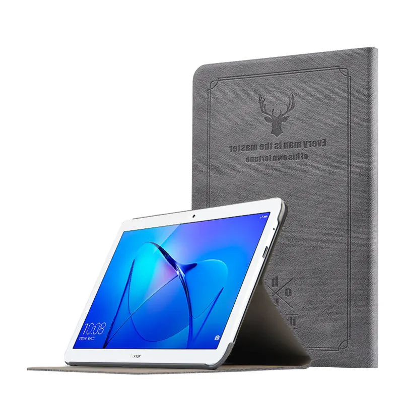 style2 gray Чехол для huawei Mediapad T3 10 AGS-W09 AGS-L09 AGS-L03 защитный чехол из искусственной кожи для huawei чехол для игровой площадки 2 9," планшет чехол s - Цвет: style2 gray