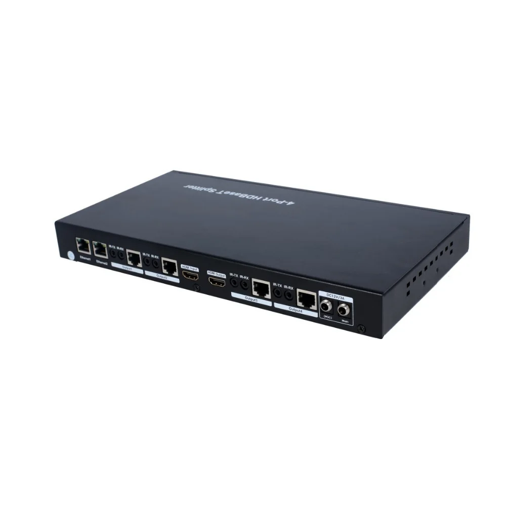 Разветвитель PUZHIJIE PZJ-SPH04-100 4K2K 1x4 HDBaset поддерживает 3D POC RS232 pass through 100M Splitter |