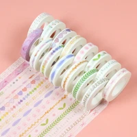 20pcsset hand diy stationery tape wholesale creative split line stickers handwritten diary decorative washi tape stickers