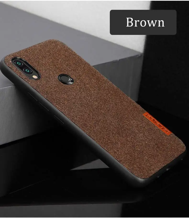 Тканевый в деловом стиле противоударный чехол для Red mi Note 7 note 8 pro 4x5 чехол задняя крышка для Xiaomi mi 9 se mi 8 lite полная защита