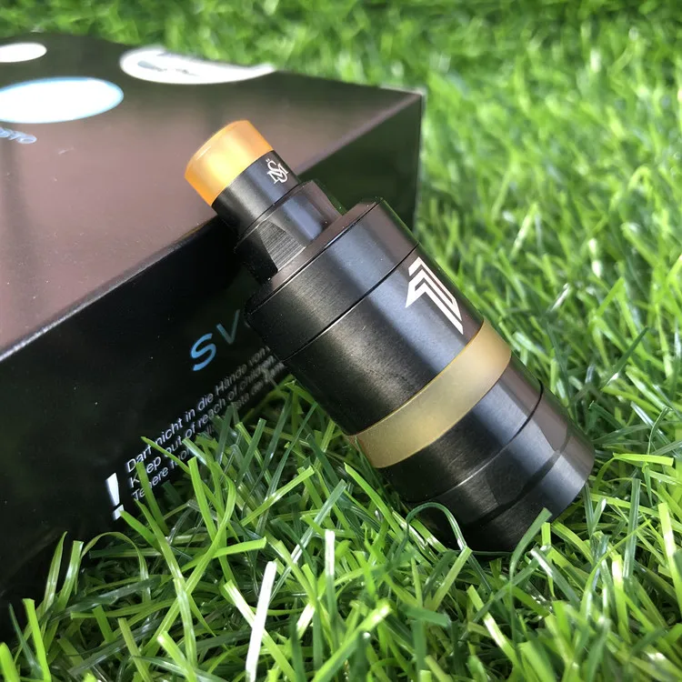 Черный Новейший kayfun prime Nite DLC RTA 22 мм 316 ss 2 мл емкость контроль воздушного потока ремонтный бак vs Taifun GT IV RTA - Цвет: Черный