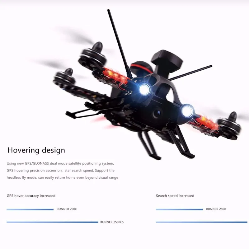 Walkera Runner 250 PRO gps Racer Drone Радиоуправляемый квадрокоптер 800TVL 1080P HD камера OSD DEVO 7 трансмиттер очки Азм 4 Racing F19561/4