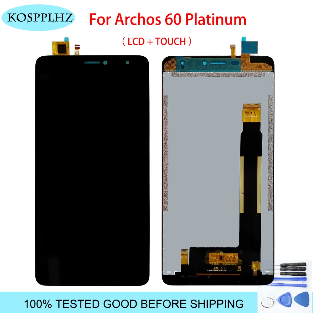 Новый оригинальный дигитайзер черного цвета для Archos 60 Платиновый ЖК дисплей 6