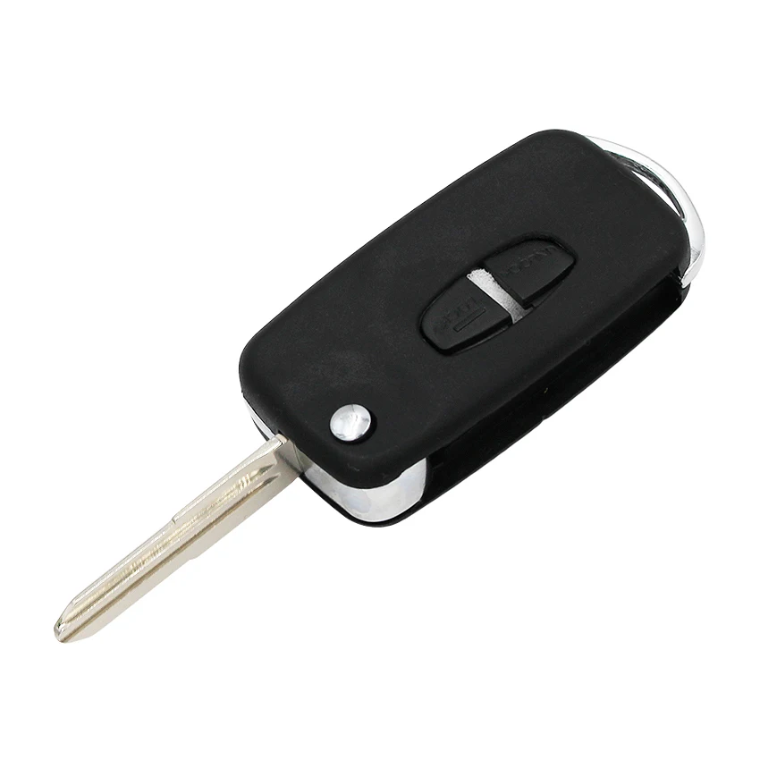 Modified 2 Button Folding Flip Remote Smart Car Key Shell Case Housing for Mitsubishi Outlander Warrior Shogun L200 Right Blade |