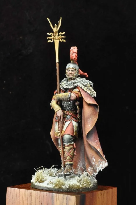 [Loong Way Miniatures] модели Alexandros Lucius Sertorius Firmus Aquilifer Legio XI &quotClaudia Pia e Fidelis&quot 54 мм|fide| |