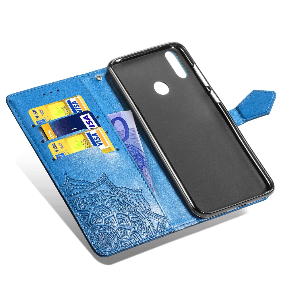 Чехол для Huawei Y6 2019 роскошный флип-кошелек кожаный чехол MRD-LX1 MRD-LX1F Y6Prime Y 6 |