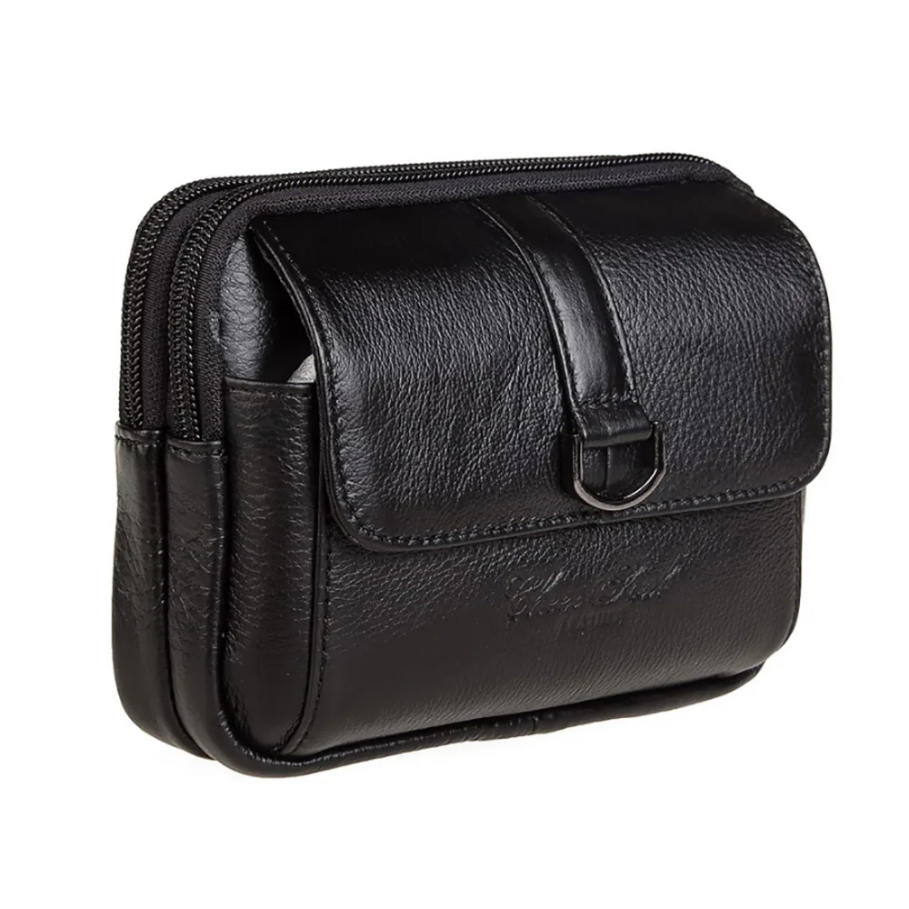 Поясная Сумка из натуральной кожи для мужчин 5 3 дюйма|leather waist packs|fashion packswaist pack |