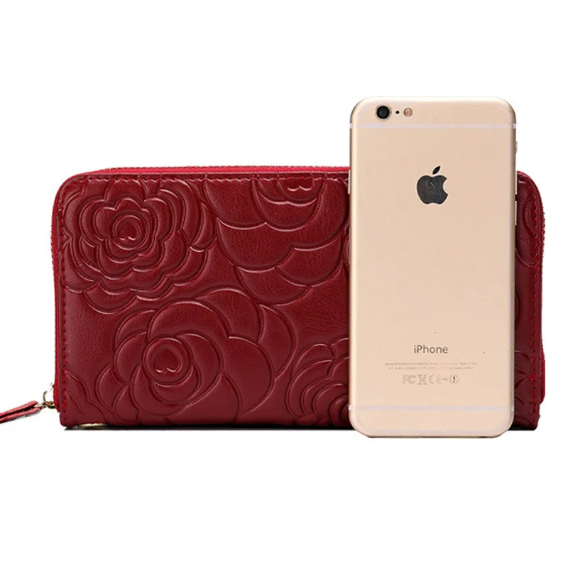 Роскошный женский кошелек из натуральной кожи элегантные женские кошельки