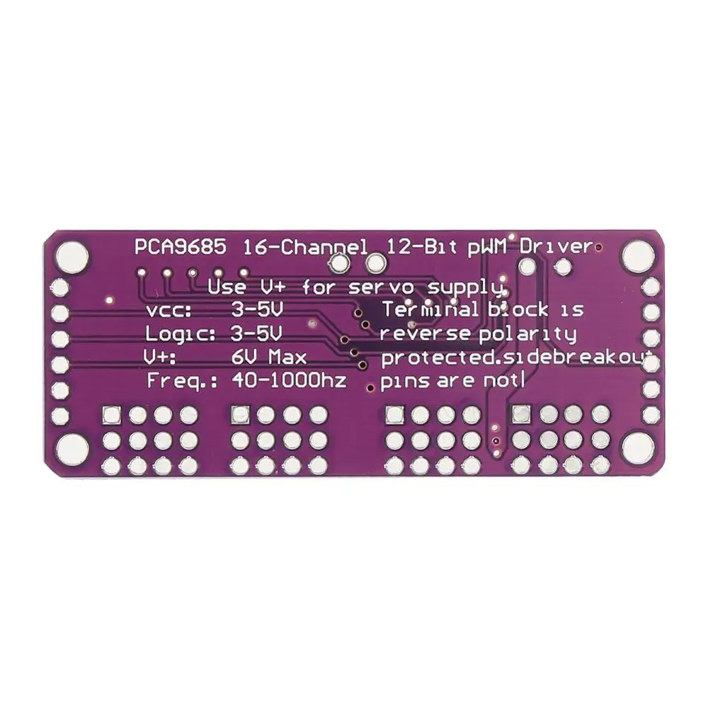 PCA9685 PWM контроллер сервопривод 16 Channel 12 bit I2C интерфейс подходит для Arduino