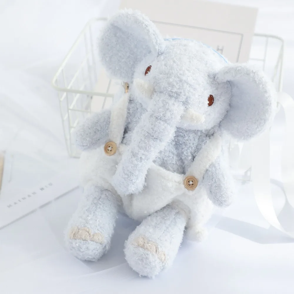 Millffy милый мультяшный японский слон Плюшевый Рюкзак мягкий peluche animal sackpack школьная