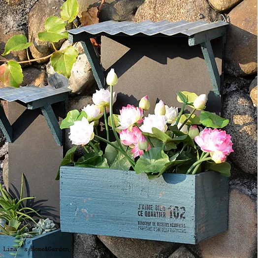 Стильная потертая шикарная винтажная Маленькая деревянная коробка для