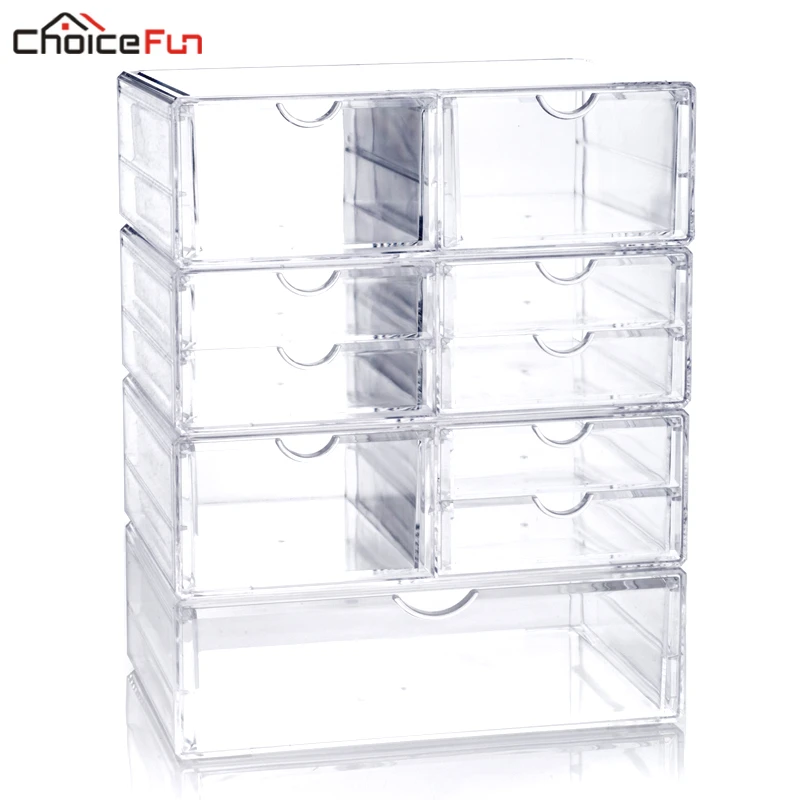 Прозрачная коробка для макияжа CHOICE FUN Home органайзер пластиковые акриловые ящики