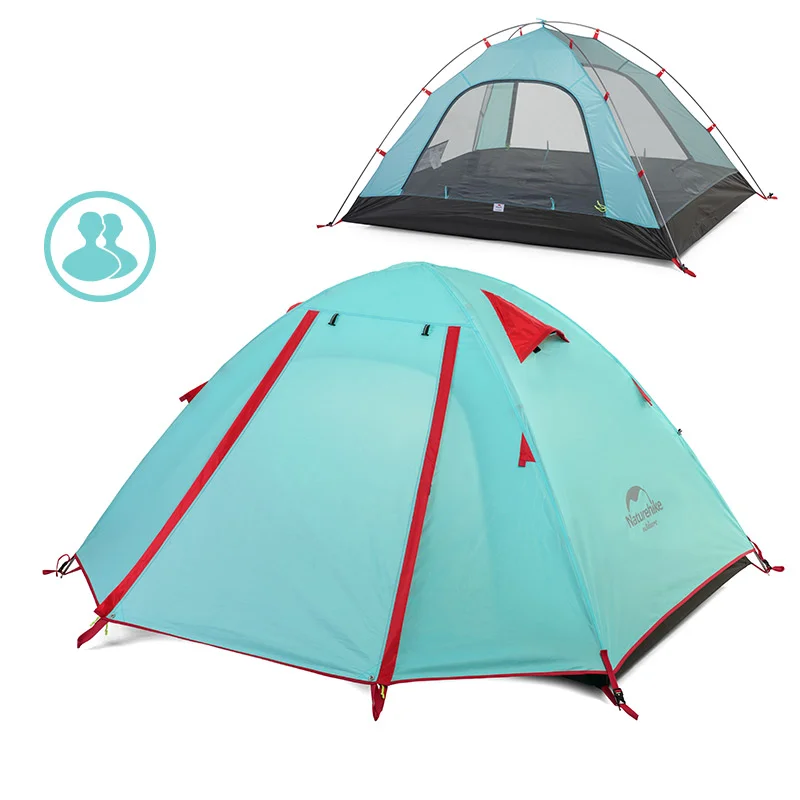NatureHike P серии классика палатка 210 т ткань для 2 человек NH15Z003-P