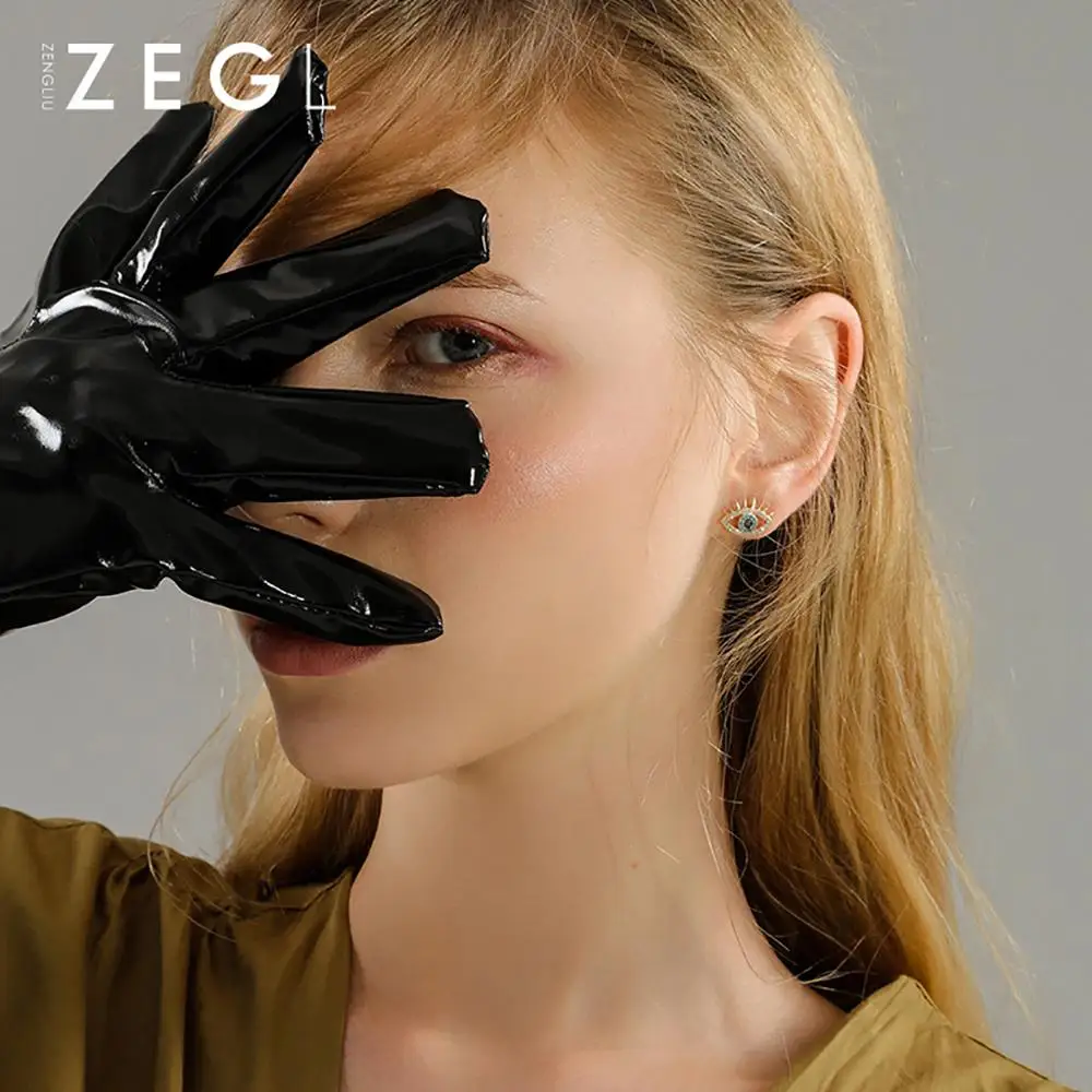 ZEGL креативные серьги гвоздики женские темперамент личности дикие европейский и