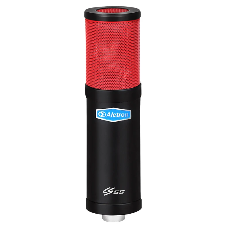 Большой диафрагменный конденсаторный микрофон Alctron CS55 для записи используемый в