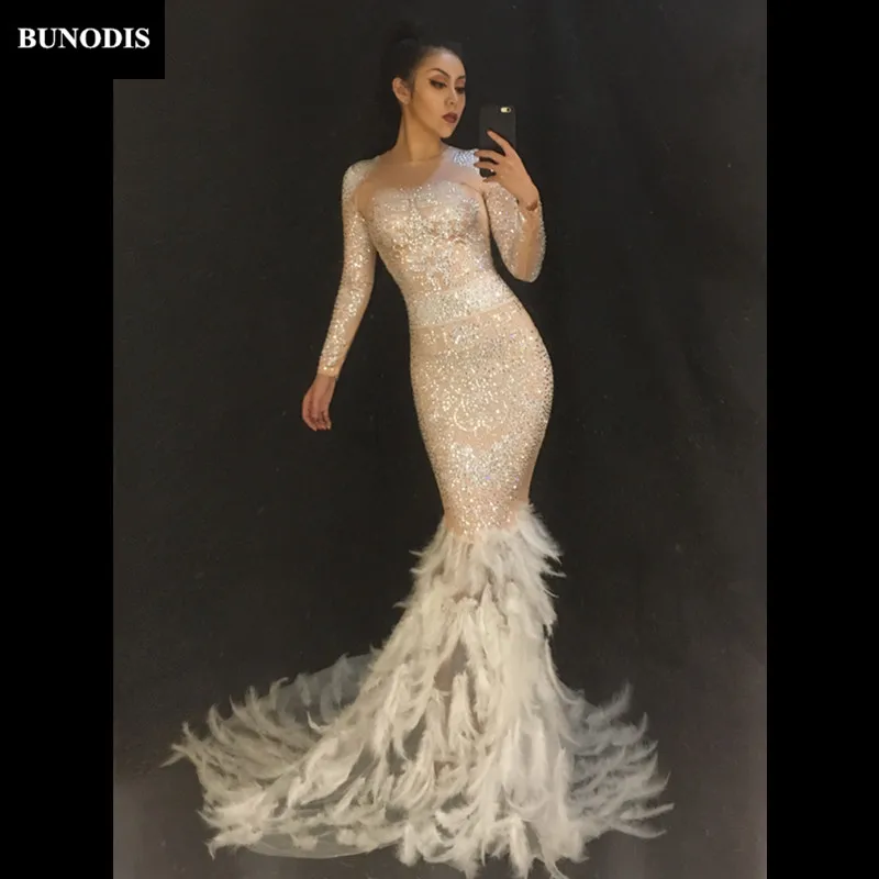 Женская длинная юбка с кристаллами белая|Женские комбинезоны| |