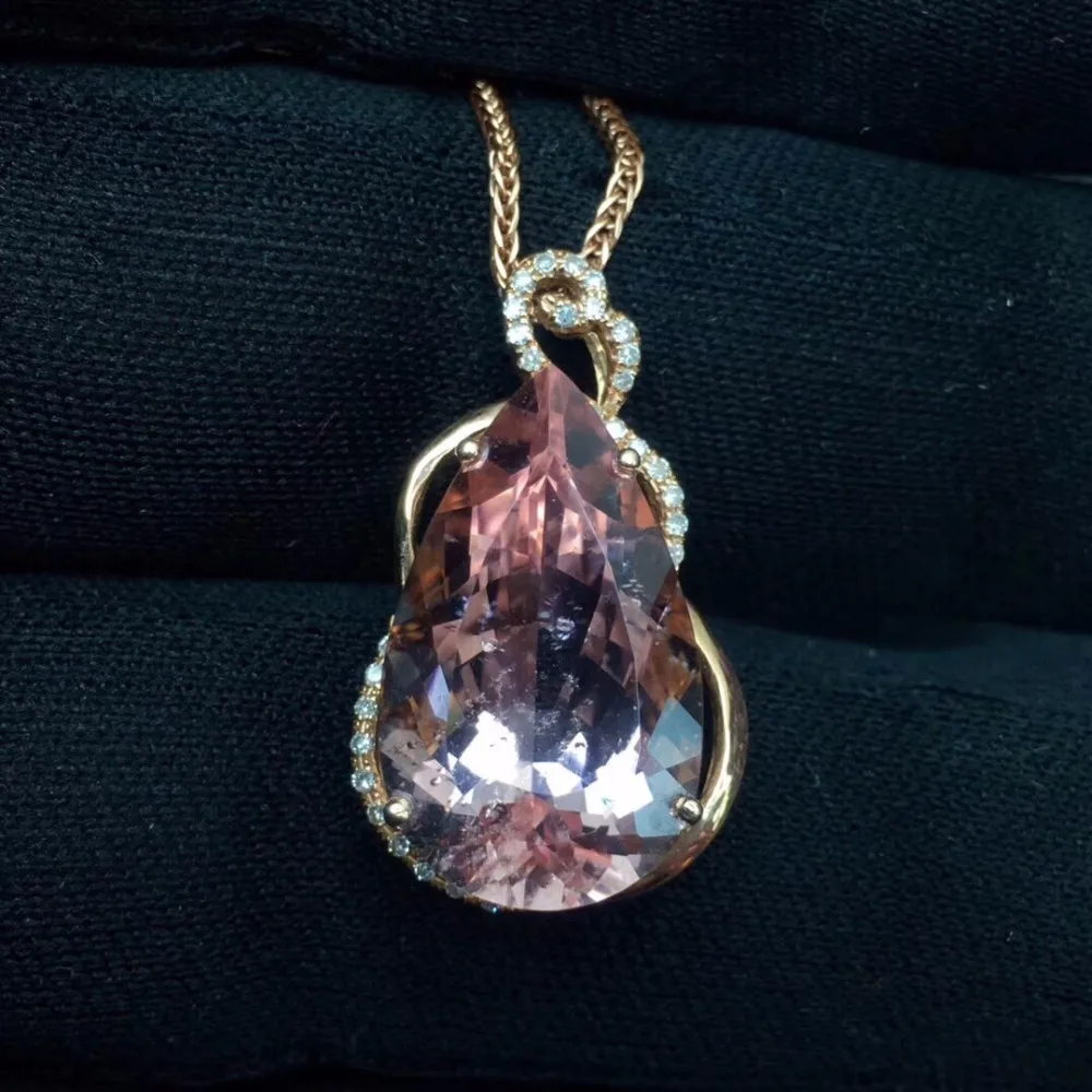 Ювелирные изделия из настоящего чистого 18 каратного розового золота ювелирные