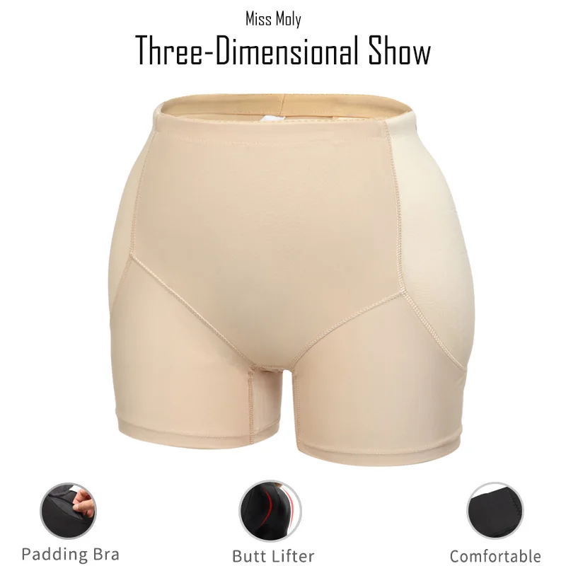 Style 30 Miss Moly проложенные контроль незаметные трусики подтяжка ягодиц Booty Enhancer Body Shaper обивка трусики пуш-ап Корректирующее белье моделирующее бедра - Цвет: Style 30