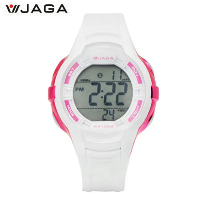 Женские многофункциональные электронные часы JAGA Relojes Hombre спортивные
