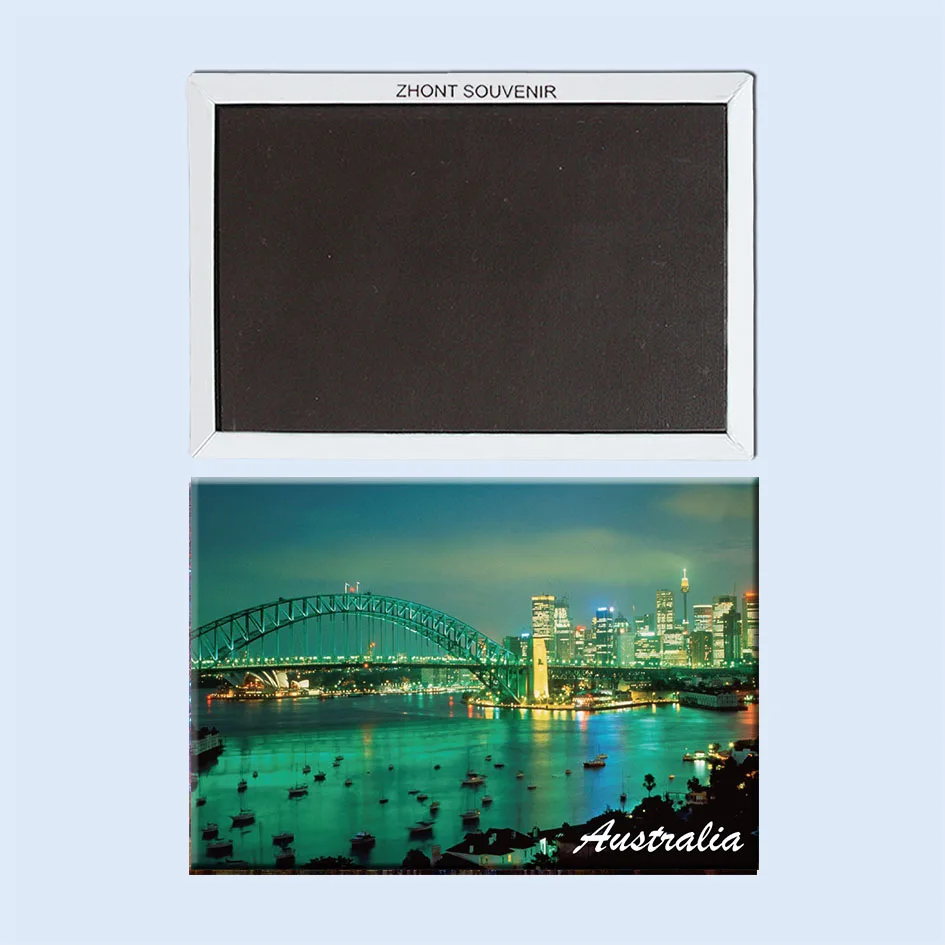 Ночное освещение Сиднея металлическая обмотка жестяные магниты на холодильник