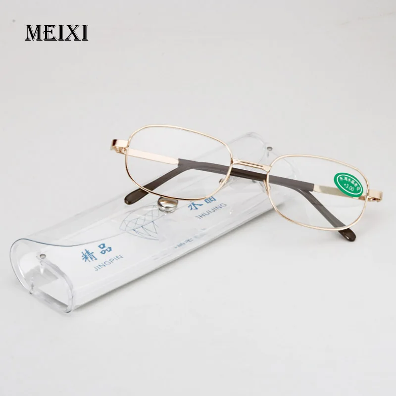 Очки для чтения в металлической оправе мужчин и женщин аксессуар + 1 0 5 2 3 4 6|reading