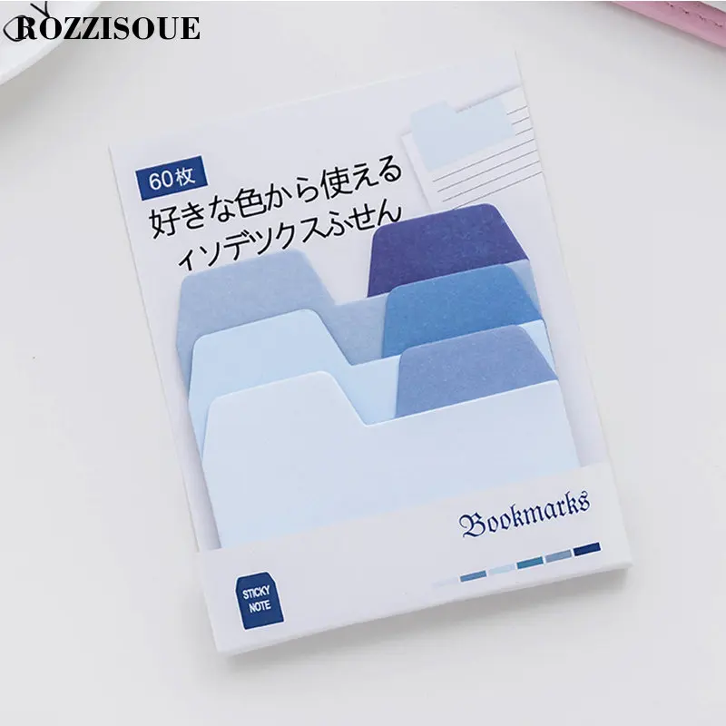DIY Memo Me градиентный цвет креативная офисная Новинка Липкие заметки планировщик наклейки указатель страниц офисные школьные принадлежности канцелярские принадлежности