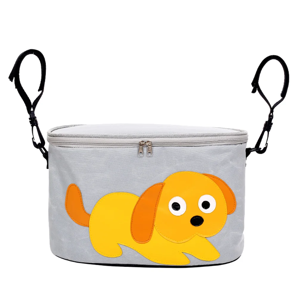 A1 30x14x20cm Милая мультяшная сумка для коляски, Большая вместительная подвесная сумка, органайзер для коляски, многокамерная сумка для мам, корзина для хранения - Цвет: A1 30x14x20cm
