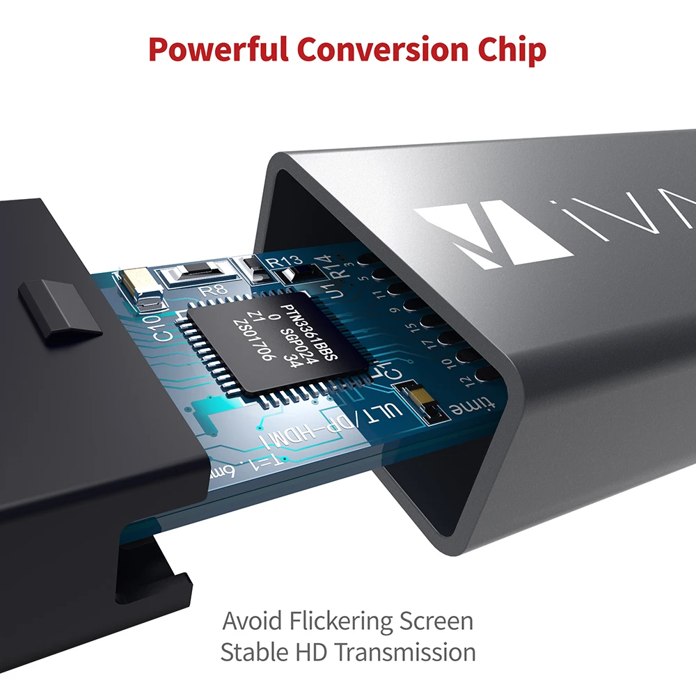 [Пожизненная гарантия] iVANKY 1080P @ 60Hz Mini DisplayPort to HDMI кабель 6.6ft Thunderbolt для MacBook Air