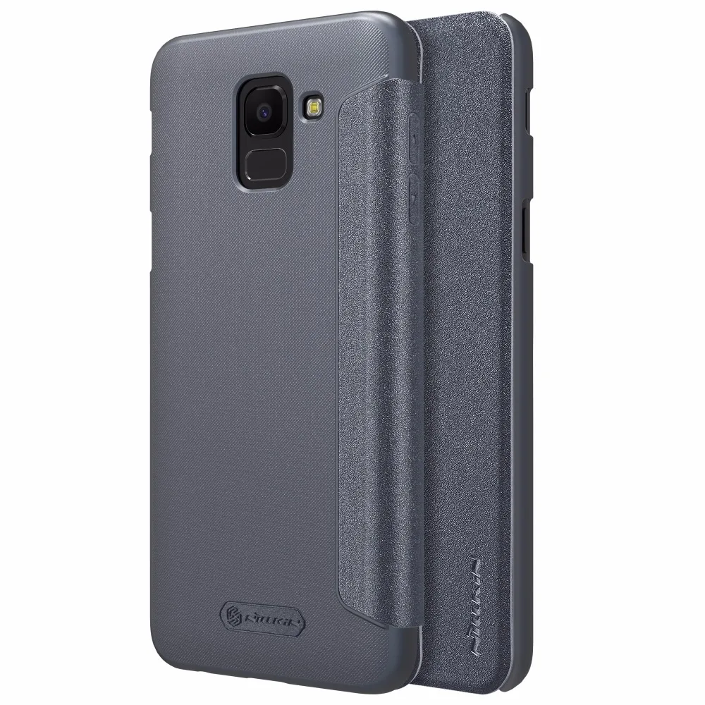 Чехол для телефона Samsung Galaxy J6 2018 NILLKIN блестящий чехол из искусственной кожи