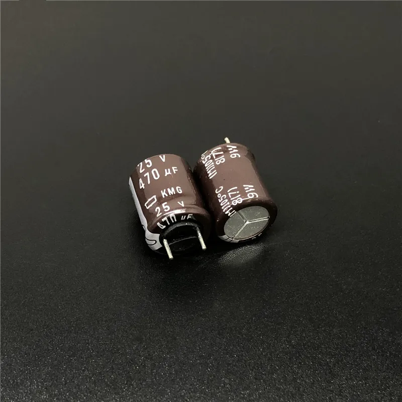 10 шт/100 шт 470мкФ 25В Nippon NCC KMG серия 10х12 5 мм 25V470uF для Motherboad Алюминиевые
