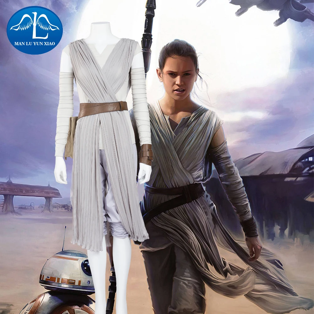 

Rey Cosplay Costume Women Halloween Chrsitmas For Women Adult Custom Made