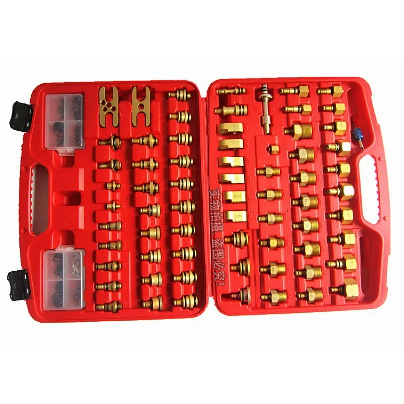 

Automotive Air Conditioning Repair Tools kit Leak check/plugging/testing connectors Asian type