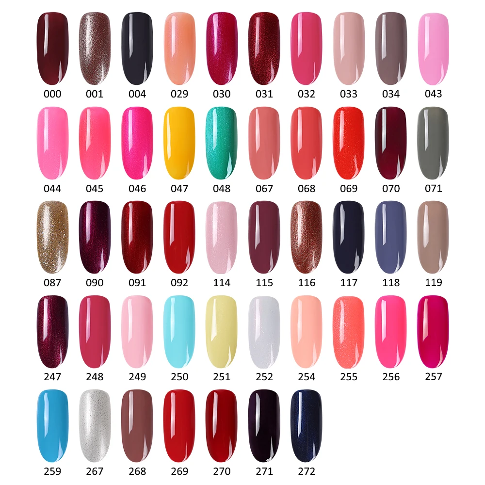 Clou Beaute 47 цветов УФ-гель для ногтей Топ УФ светодиодный гель лак для ногтей Гибридный Полупостоянный Гель-лак для ногтей