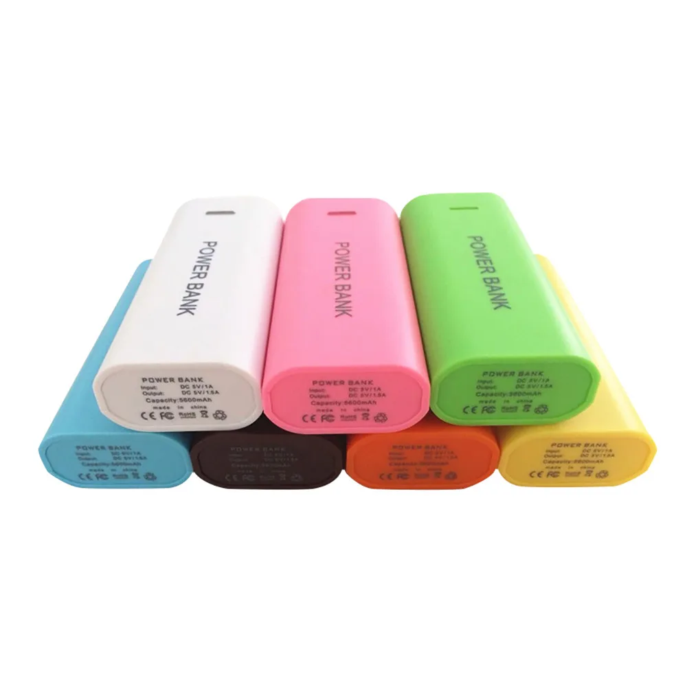 Del 5600 мАч 2X18650 USB внешний аккумулятор зарядное устройство чехол DIY коробка для iPhone td1011 Прямая поставка