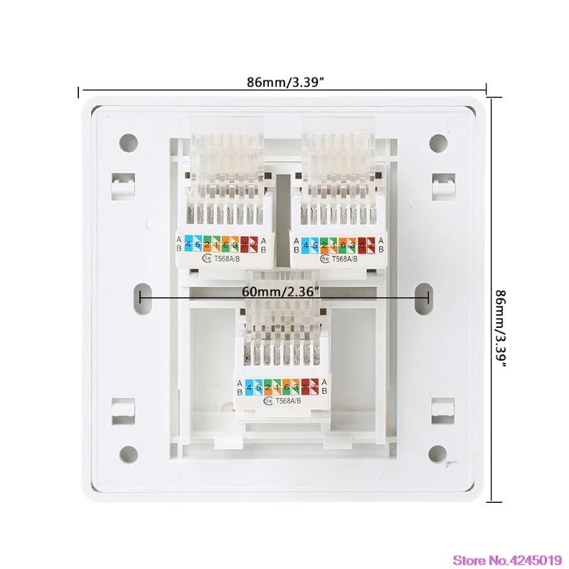 86 Тип компьютерная розетка панель CAT5E сетевой модуль RJ45 кабель интерфейс выход