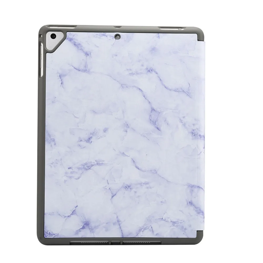 Бренд Dibase для iPad Air Case TPU Кожаная Обложка мраморный узор с ручкой groove стенд Умный