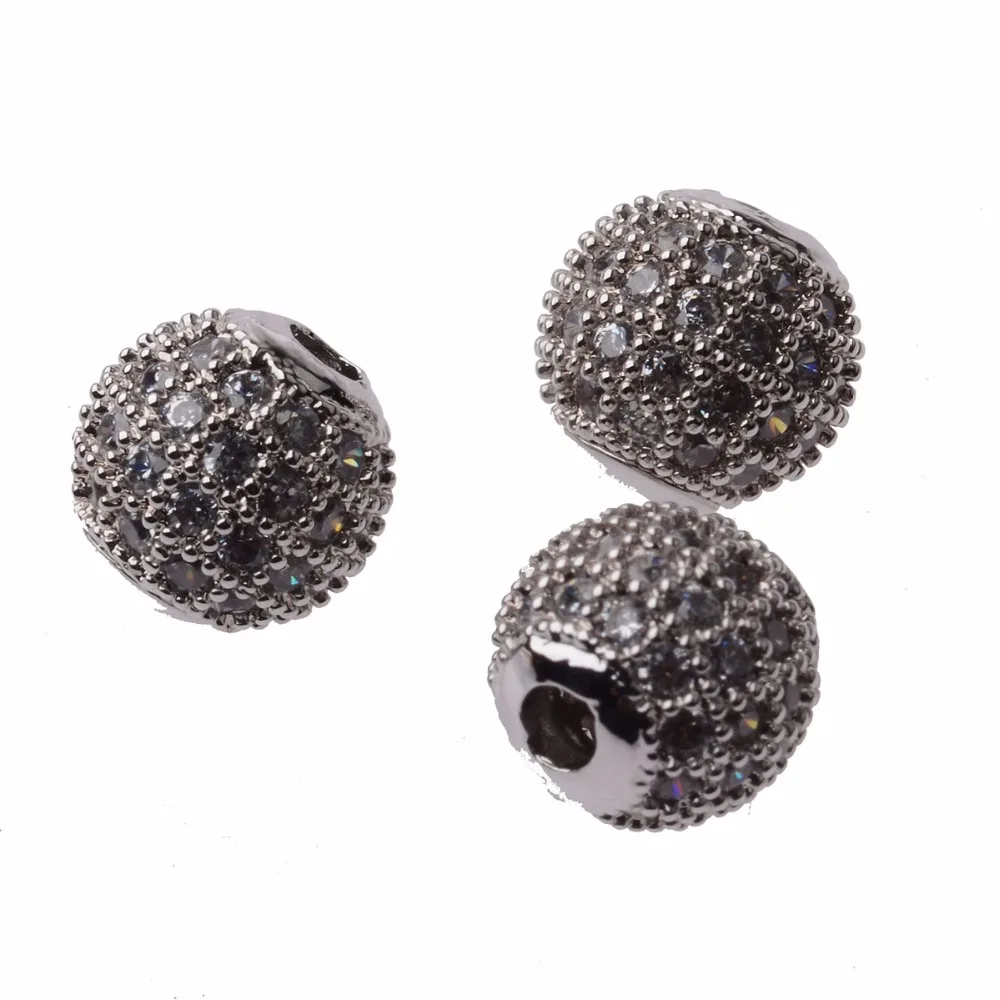 2020 роскошная Корона Сделай Сам медные бусины для Унисекс Браслет кубический