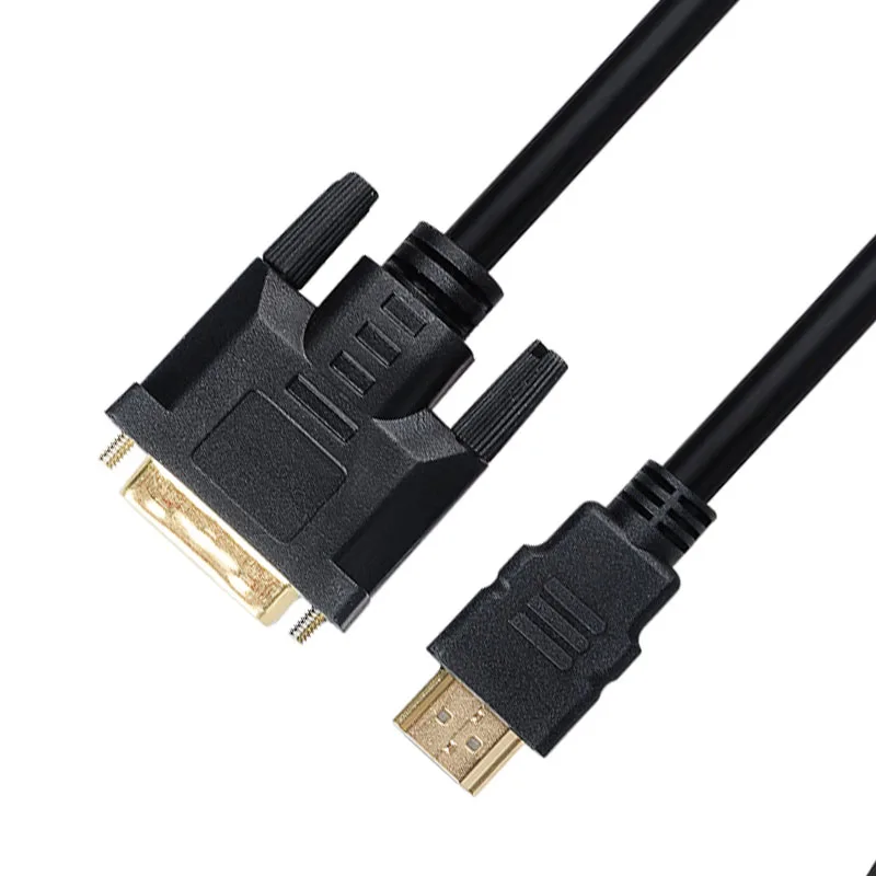 HDMI V1.4 1 8 м к DVI DVI-D 24 + pin Кабель-адаптер для ПК HD HDTV PS3 XBOX DVD позолоченный мужской