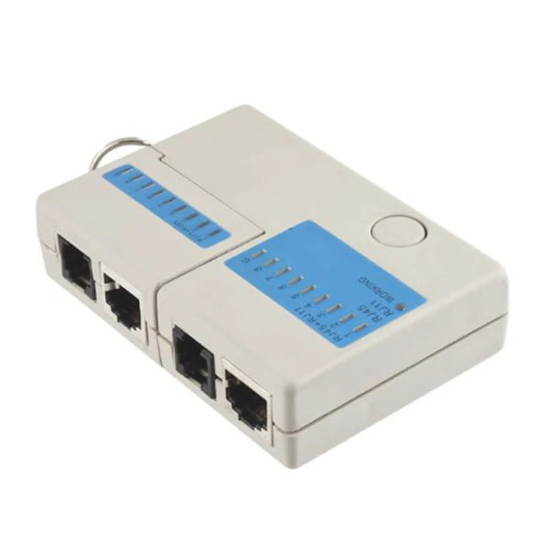 Мини Сетевой Кабельный тестер RJ45 RJ11 Cat5 LAN кабельный детектор линейный искатель |